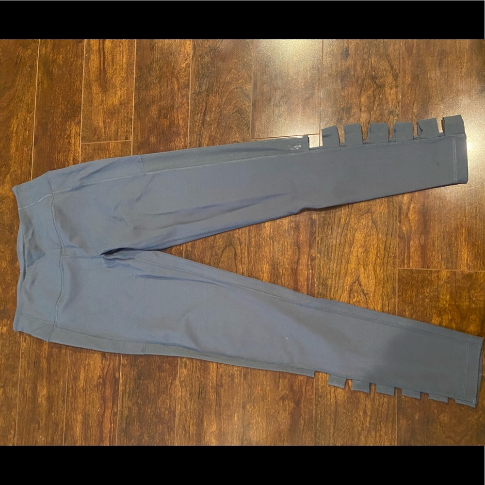 Victoria’s Secret leggings. Have mesh cutouts on sides. Size small